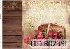 Papel decoupage tableros, papel pintado, cesta con rosas*Papier-Decoupage-Tafeln, Tapeten, Korb mit Rosen*Бумажные дощечки, обои, корзина с розами